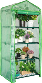 4 tier mini greenhouse - portable indoor outdoor, main product view