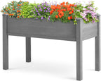 48×24×30 raised garden bed with legs, cedar wood, main product view