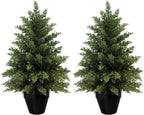 mavis's diary 2ft artificial cedar topiary tree, set, main product view