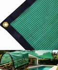 70% green shade cloth with grommets, 12 ft, main product view