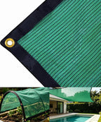 70% green shade cloth with grommets, 12 ft, main product view