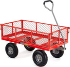 gorilla carts steel utility garden cart, 800 lb., main product view