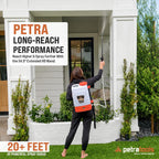 petratools 3 gallon battery powered backpack sprayer, side view