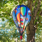 In the Breeze 0971 — 10-Panel Large Hot Air Balloon Spinner — Multi-Color
