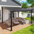 aoxun premium gazebo aluminum frame & polycarbonate panel, main product view