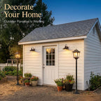 pasamic solar post lights outdoor, 2-pack 63" solar, package contents