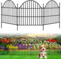 10 panels no dig decorative outdoor garden fence, main product view