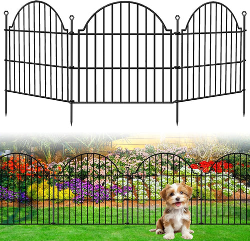 10 panels no dig decorative outdoor garden fence, main product view