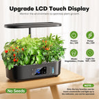 ahopegarden hydroponics growing system kit: 12 pods with, side view