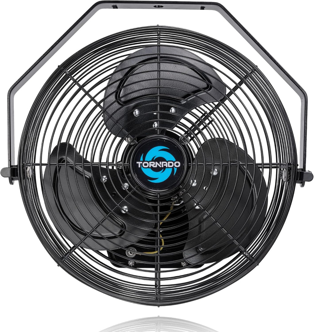 tornado 12 inch outdoor water-resistant metal industrial wall, main product view