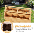 raised garden bed elevated planter box w/legs cover, package contents