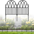 decorative garden fence panels - 26.41ft arched landscape, main product view
