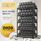 REIBII Storage Shelves 2020LBS Garage Shelving Heavy Duty Metal Shelving 5 Tier Metal Shelf for Garage Pantry Closet Kitchen Basement 28" W x 12" D x 59.8" H, 4 Pack