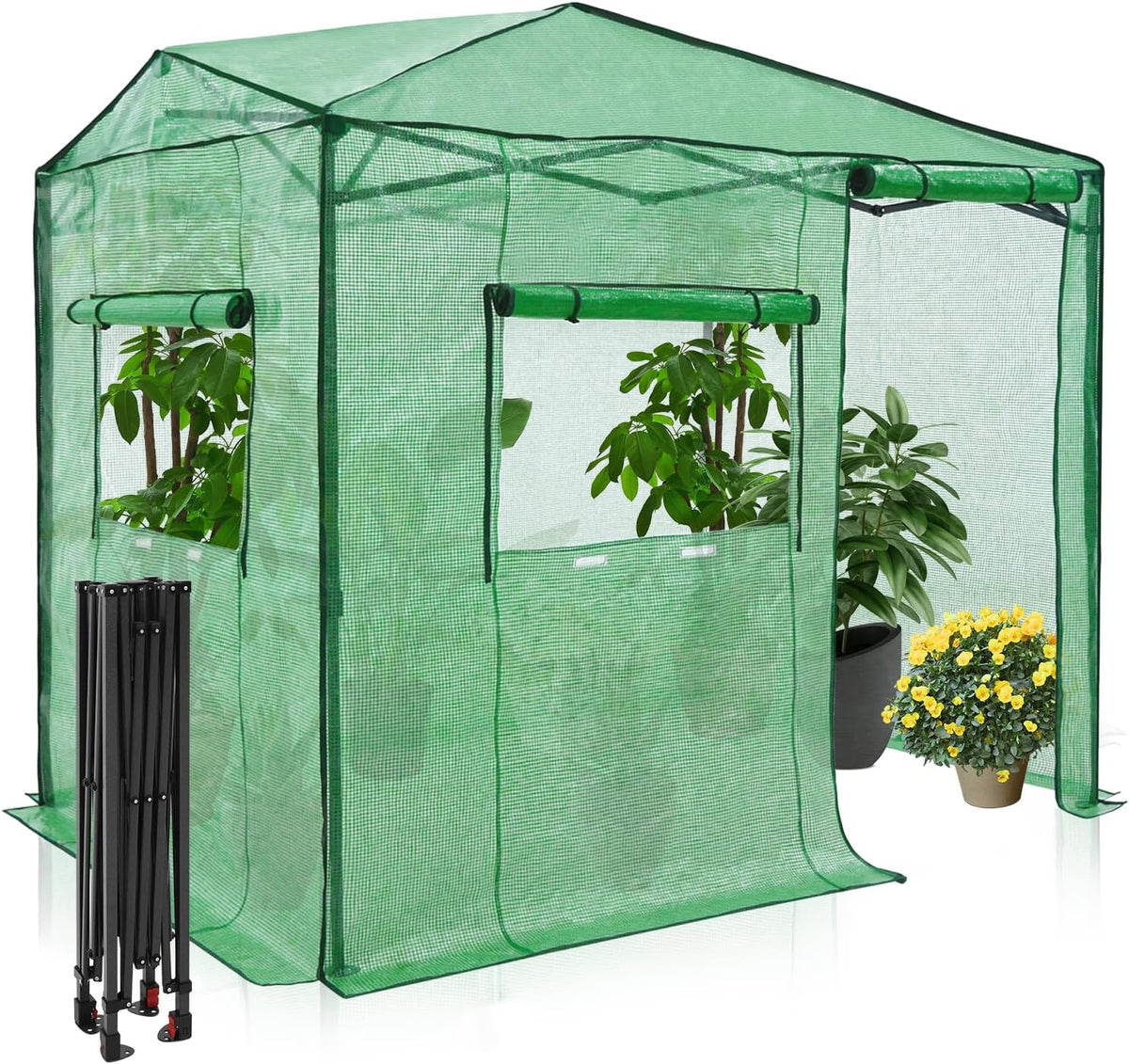 eagle peak 6x8 easy setup pop up greenhouse, main product view