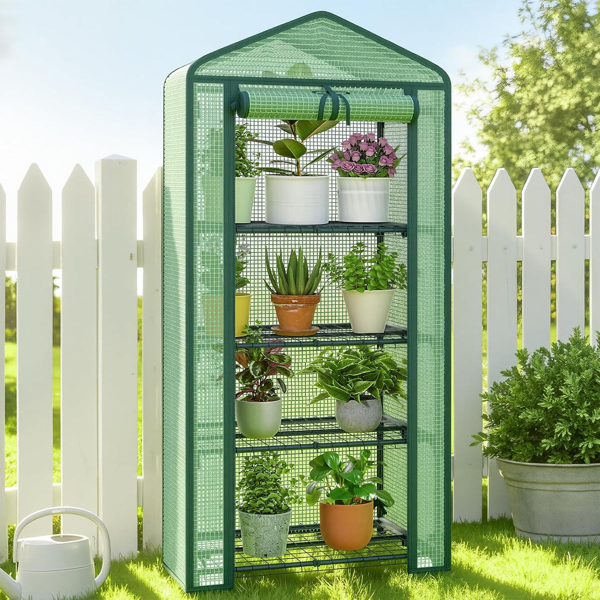 4-tier mini greenhouse for indoor outdoor, main product view