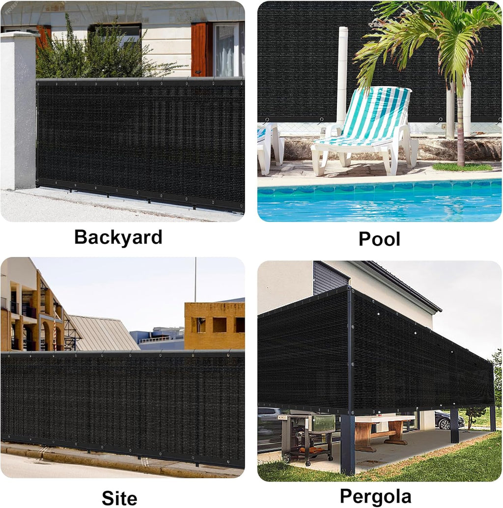 love story 4' x 20' outdoor privacy fence, package contents