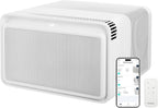 windmill 10,000 btu quiet window air conditioner, cools shown in use
