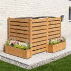 docred air conditioner fence, wood decorative fences with, main product view
