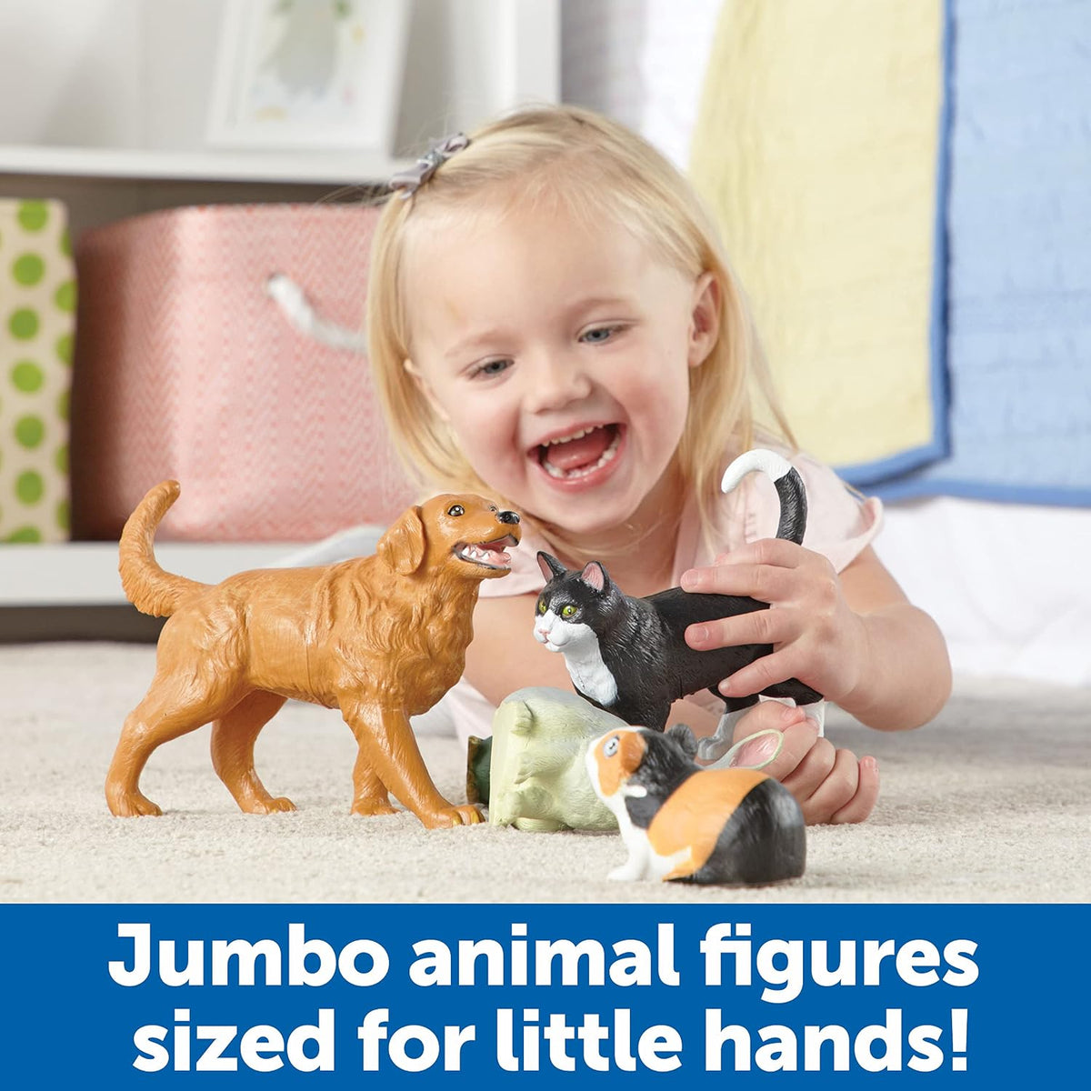 learning resources jumbo domestic pets shown in use