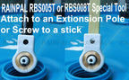 RBS005T LF Brass Rain Barrel Spigot (½” NPS, LF Compliant, Quarter Turn Ball Valve with Plastic Wrench/Nut Holder and Option to Install on Closed Top Barrel with Bung Hole)