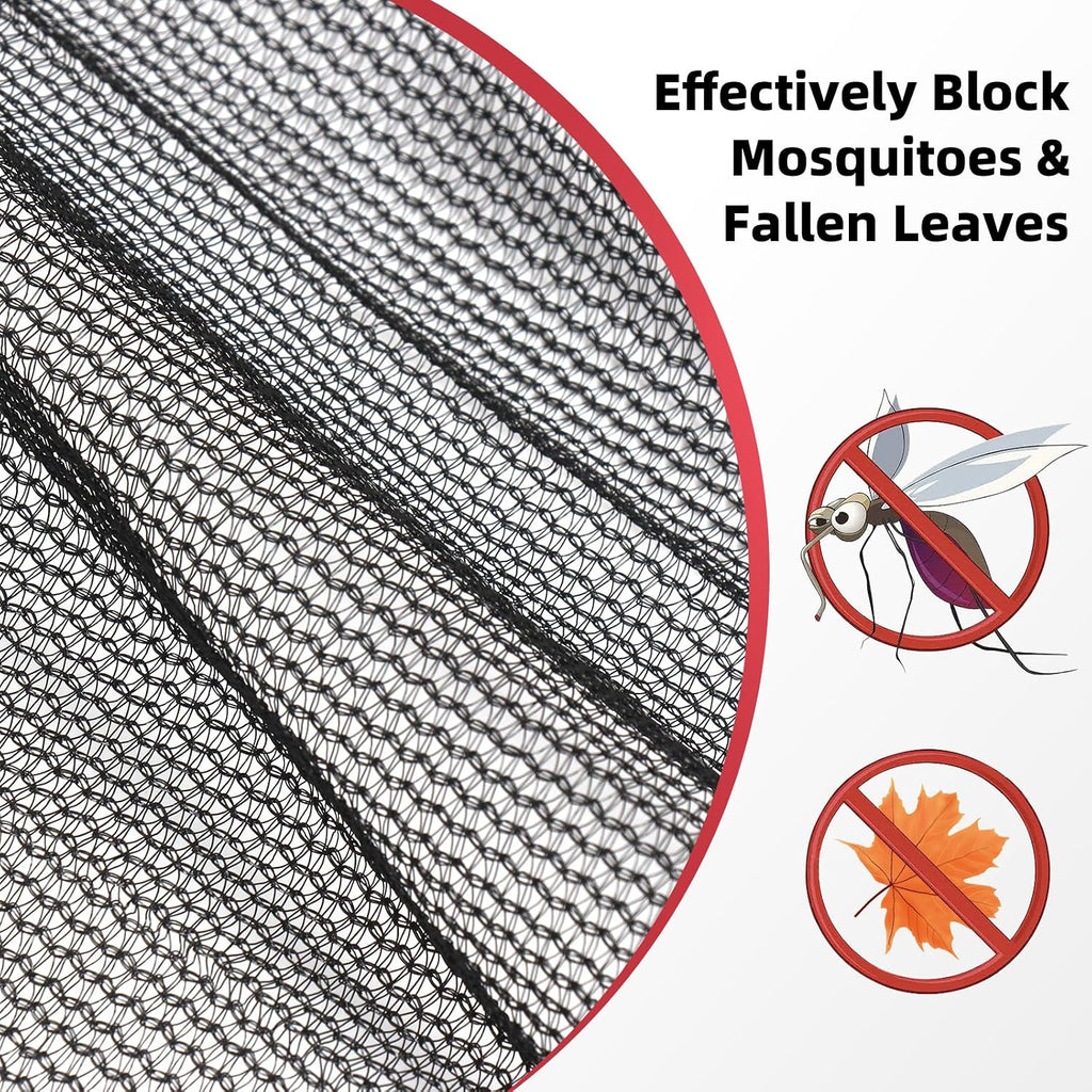 40% shade cloth for garden, 6x12ft black heavy showing dimensions