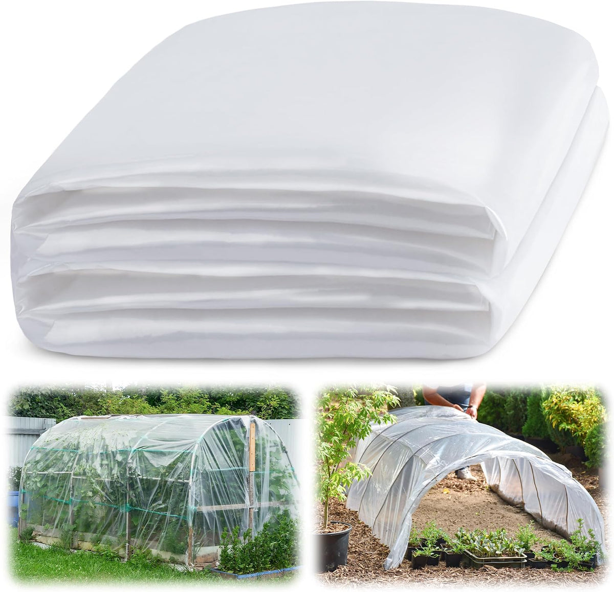 6 mil clear greenhouse plastic sheeting,transparent plastic film, main product view