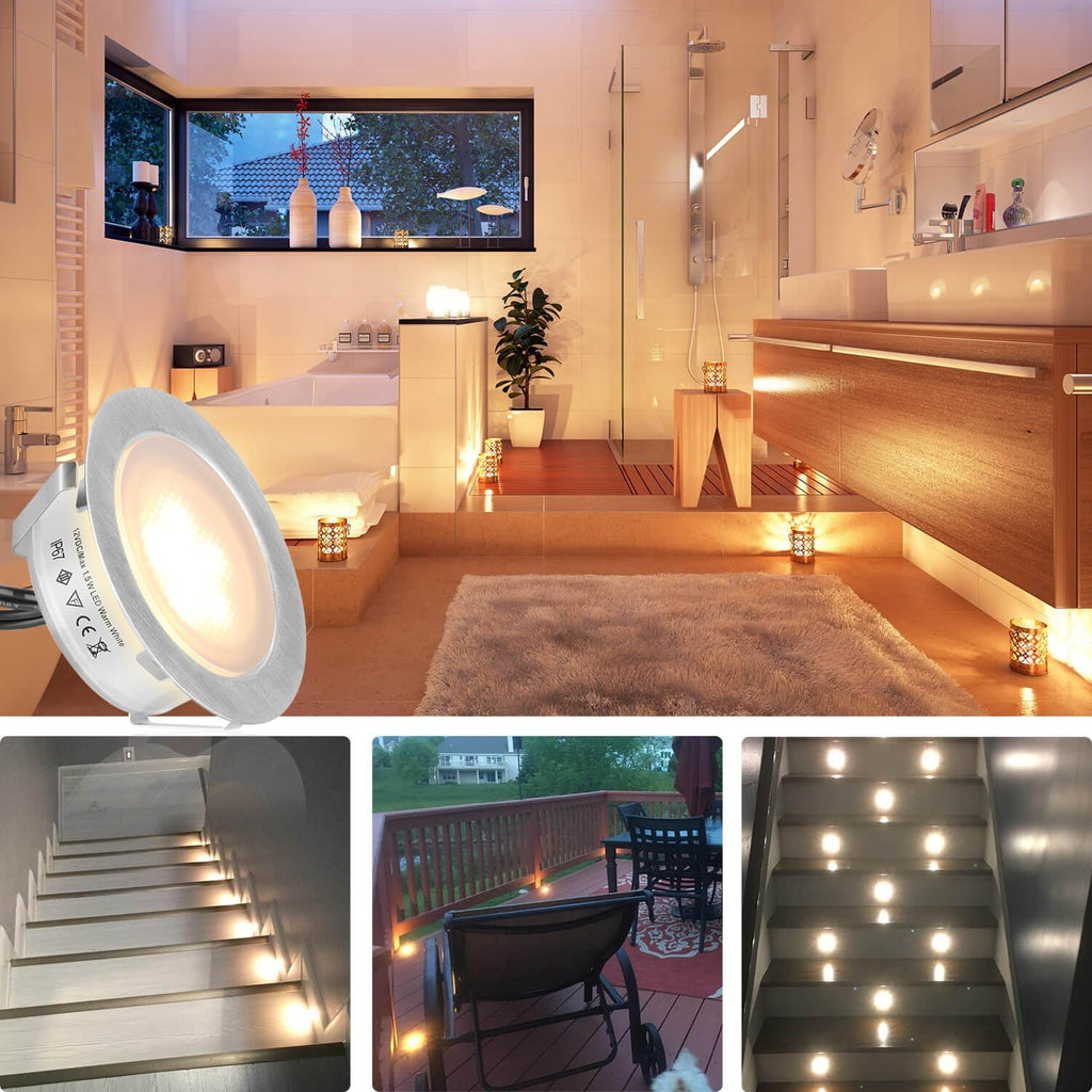smy lighting recessed led deck lights kits 6, close-up detail