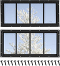 shed windows 2 pack, fixed transom windows 10", main product view