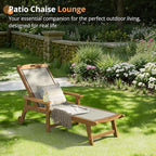 LUE BONA Chaise Lounge Chair Outdoor Set of 4, HDPS and HDPE Wicker Material, Patio Lounge Chair with Adjustable Backrest, Resin Pool Lounge Chairs with Wheels for Backyard, Poolside and Deck