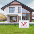 kigley 60 pack blank yard signs with stakes showing dimensions