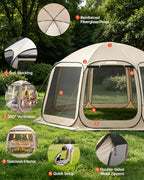 vevor pop up screen house tent, 15 x, view 9