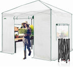 eagle peak 10x10 portable walk-in greenhouse, pop-up indoor, main product view