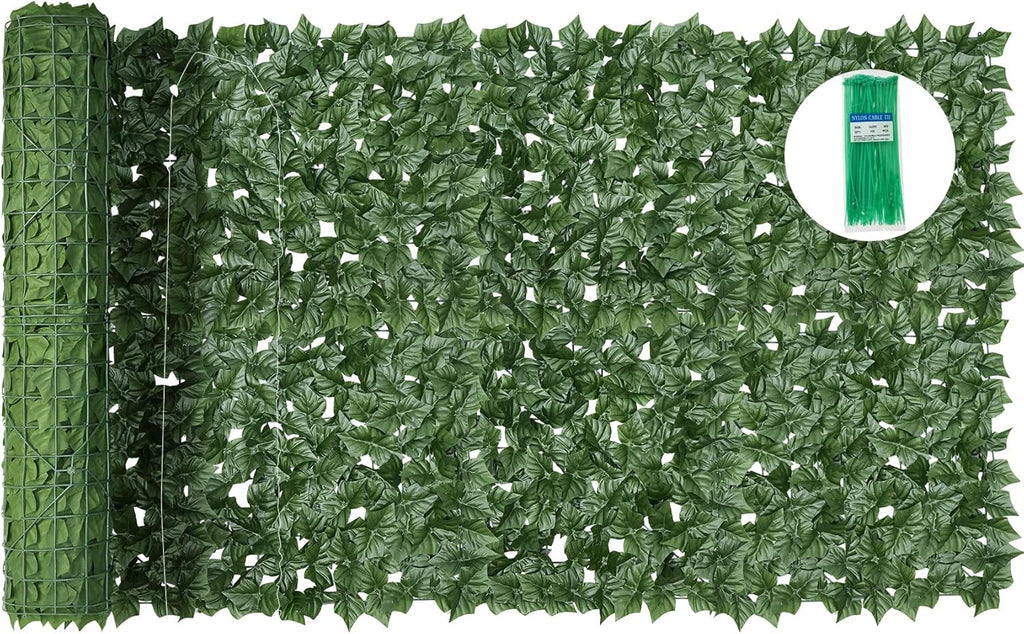 artificial ivy privacy fence screen,240x40 in privacy fence, main product view