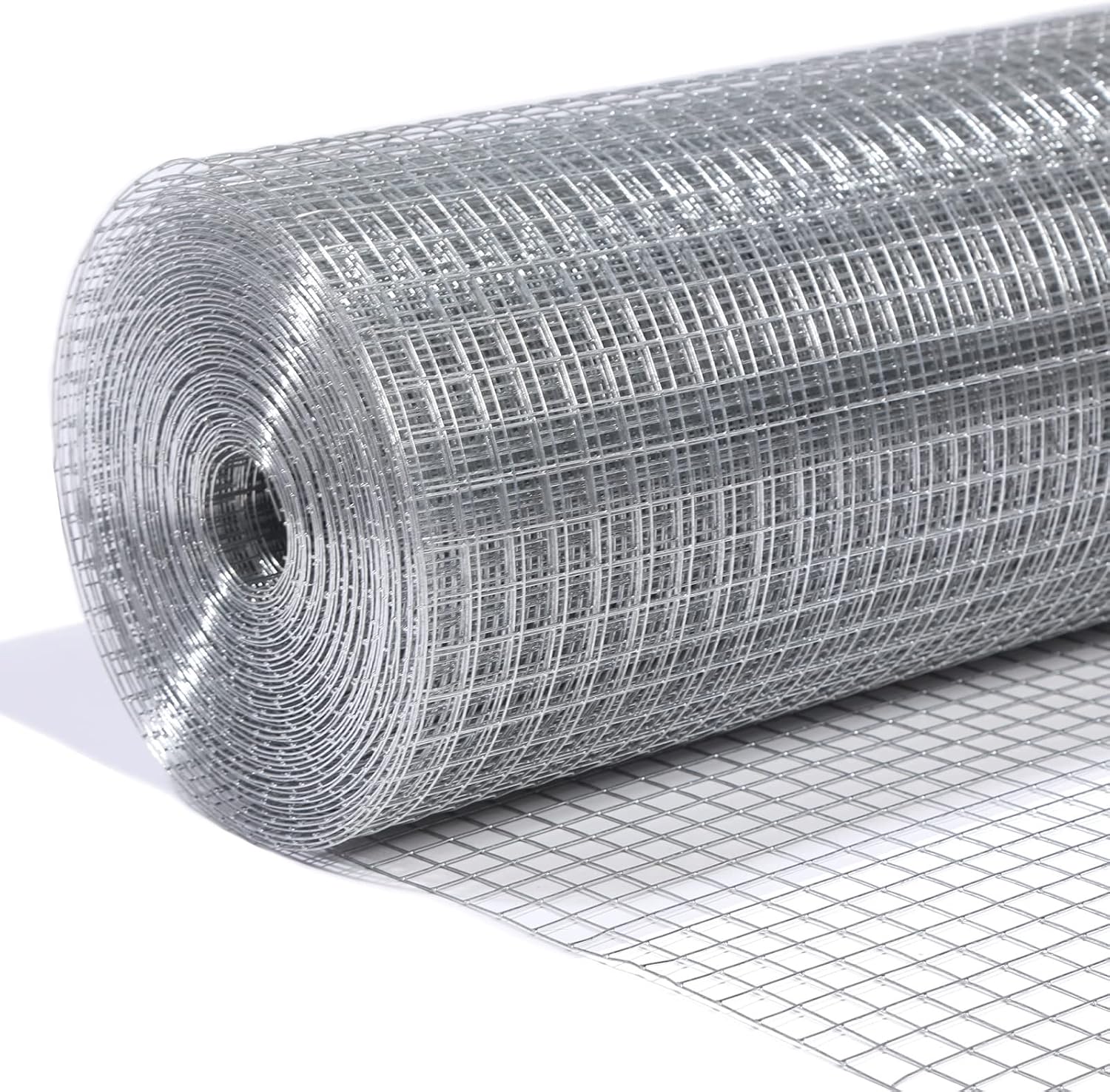 1/4in Galvanized Hardware Cloth 48" x100' 23 Gauge | welded mesh with uniform openings and strong welds for Chicken Coop, Garden Fence, Gopher Barrier and Animal Enclosure