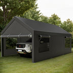 shintenchi 12x20 ft heavy-duty design carport,portable garage canopy,carport, main product view