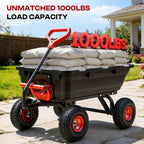 autodaya garden dump cart wagon 1000 lbs, heavy, view 13