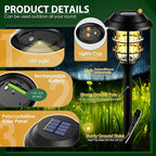 SOLPEX Solar Lights for Outside, Solar Outdoor Pathway Garden Lights Waterproof, Solar Powered Landscape Lighting for Yard, Garden, Pathway, Patio, Porch, Walkway, Driveway, 8 Pack(Warm White)