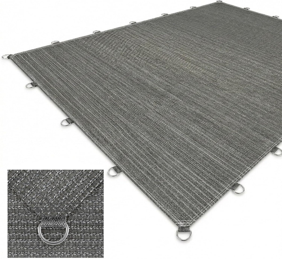 6x10 ft 90% outdoor sun shade cloth, reinforced, main product view