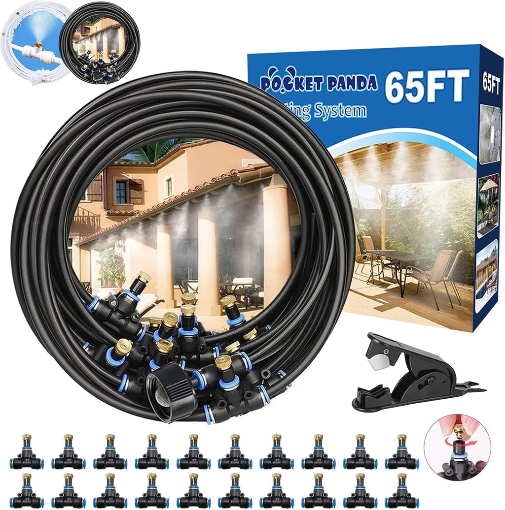 misters for outside patio, 65ft|20m outdoor water misting, main product view