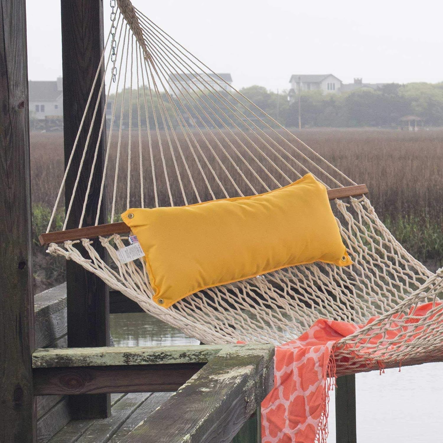 Hatteras Hammocks B-SF Canvas Sunflower Hammock Pillow