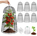 xl metal garden cloches for plants, 17" tall, main product view