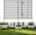 garden fence outdoor for yard with gate, 48in, main product view