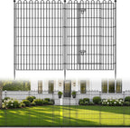 garden fence outdoor for yard with gate, 48in, main product view