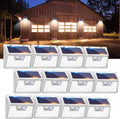 peasur solar lights outdoor waterproof [12 packs/140 leds], main product view