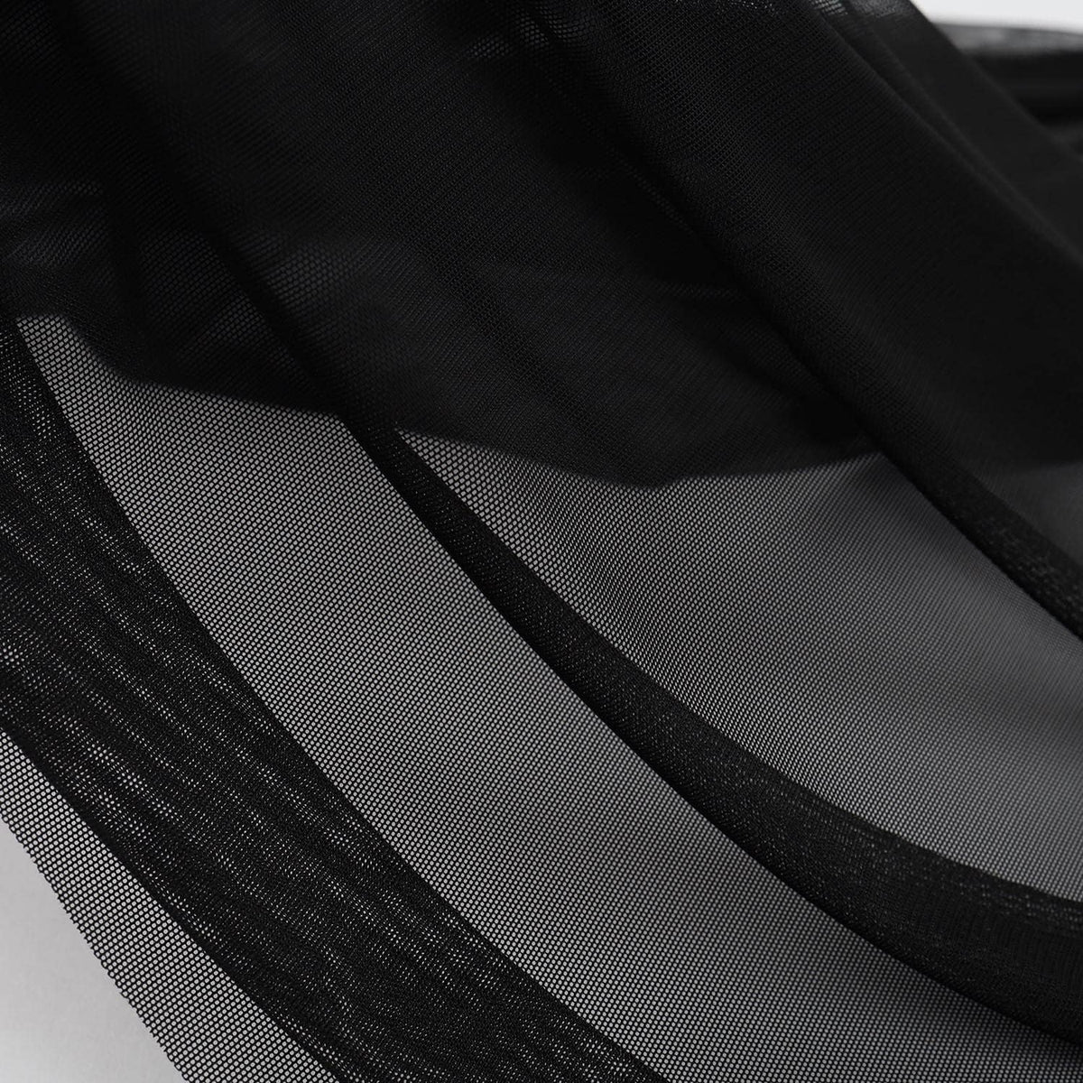 superfine 4-way stretch net fabric nylon spandex power shown in use