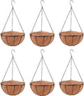 lalagreen hanging baskets (12 in, 6 pack) black, main product view