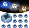 quntis solar deck lights outdoor 12 pack, 3, main product view