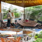 lc&qs clear tarps heavy duty pvc, transparent tarp, package contents