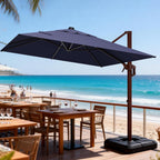 9' x 12' cantilever patio umbrella rectangle outdoor, main product view