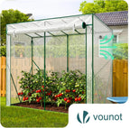 vounot® garden greenhouse tomato grow house with roll-up, package contents